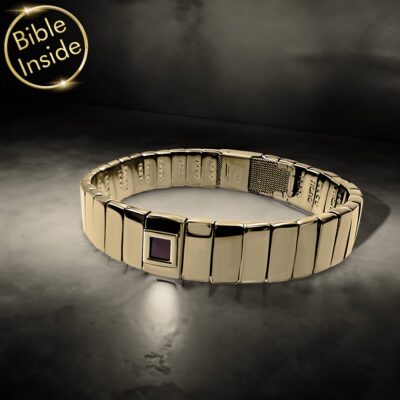 Bible Verses Wristbands With Elegant Silver Mesh Design From My Nano Jewelry