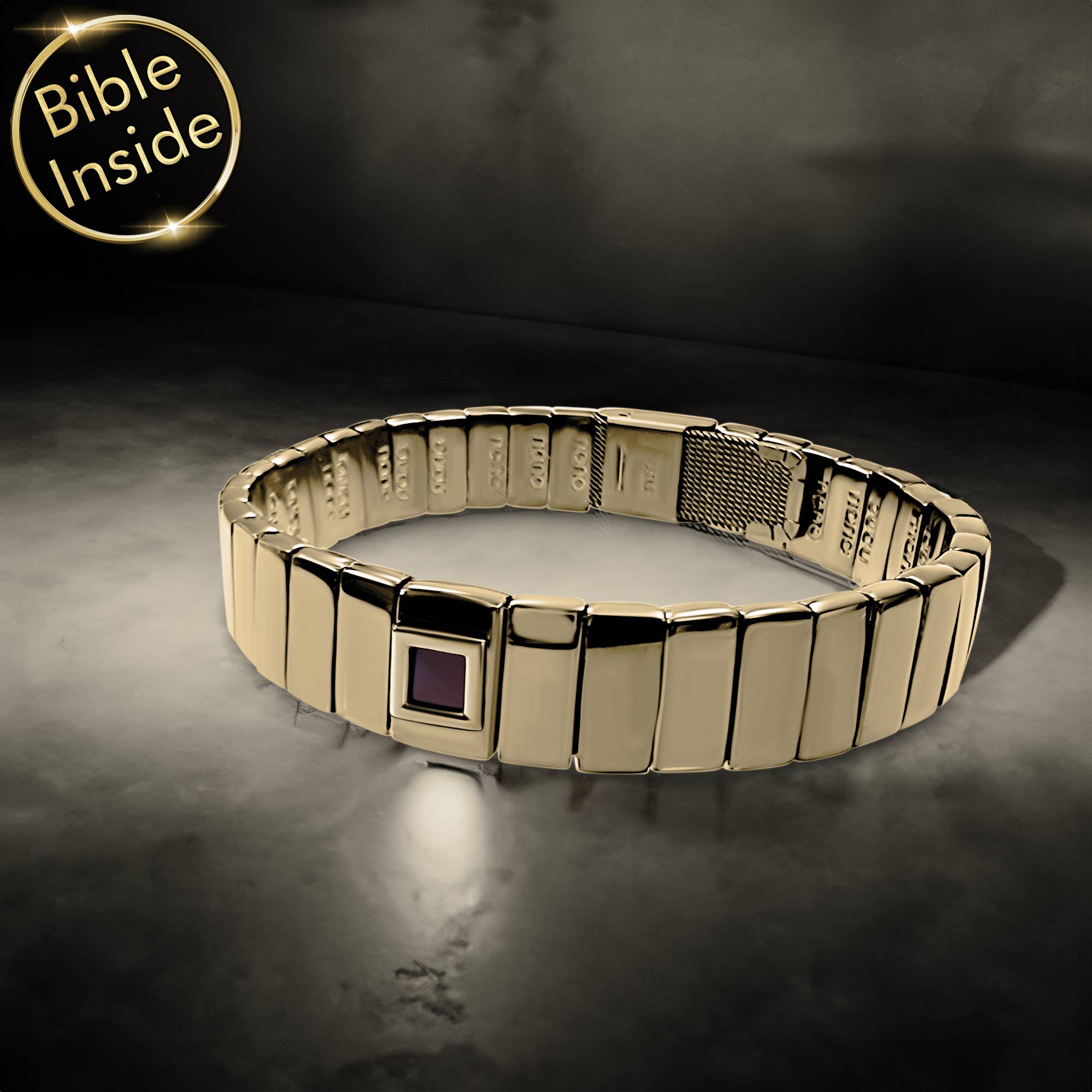 Bible Verses Wristbands With Elegant Silver Mesh Design From My Nano Jewelry
